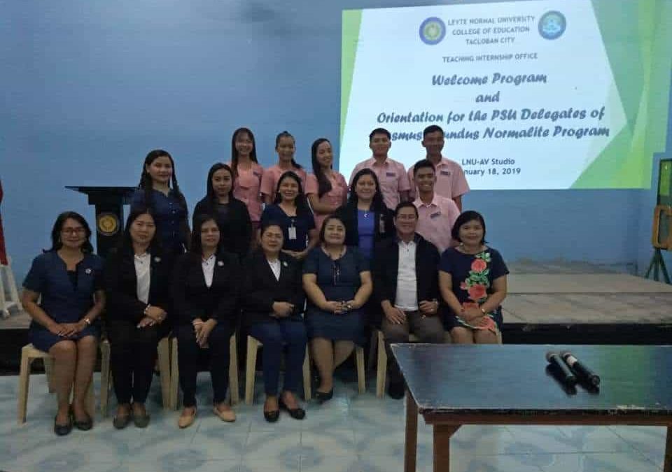 4 PSU BC Teaching Interns sent to Leyte Normal University for Erasmus Mundus