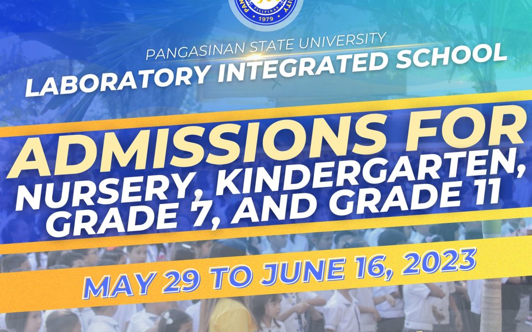 𝐋𝐎𝐎𝐊| PSU-BC LIS opens admission for A.Y. 2023 – 2024