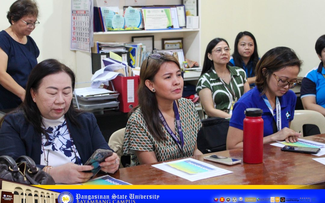 DOST III PSTO-Tarlac Promotes Modern Innovation Through Technology at PSU-BC